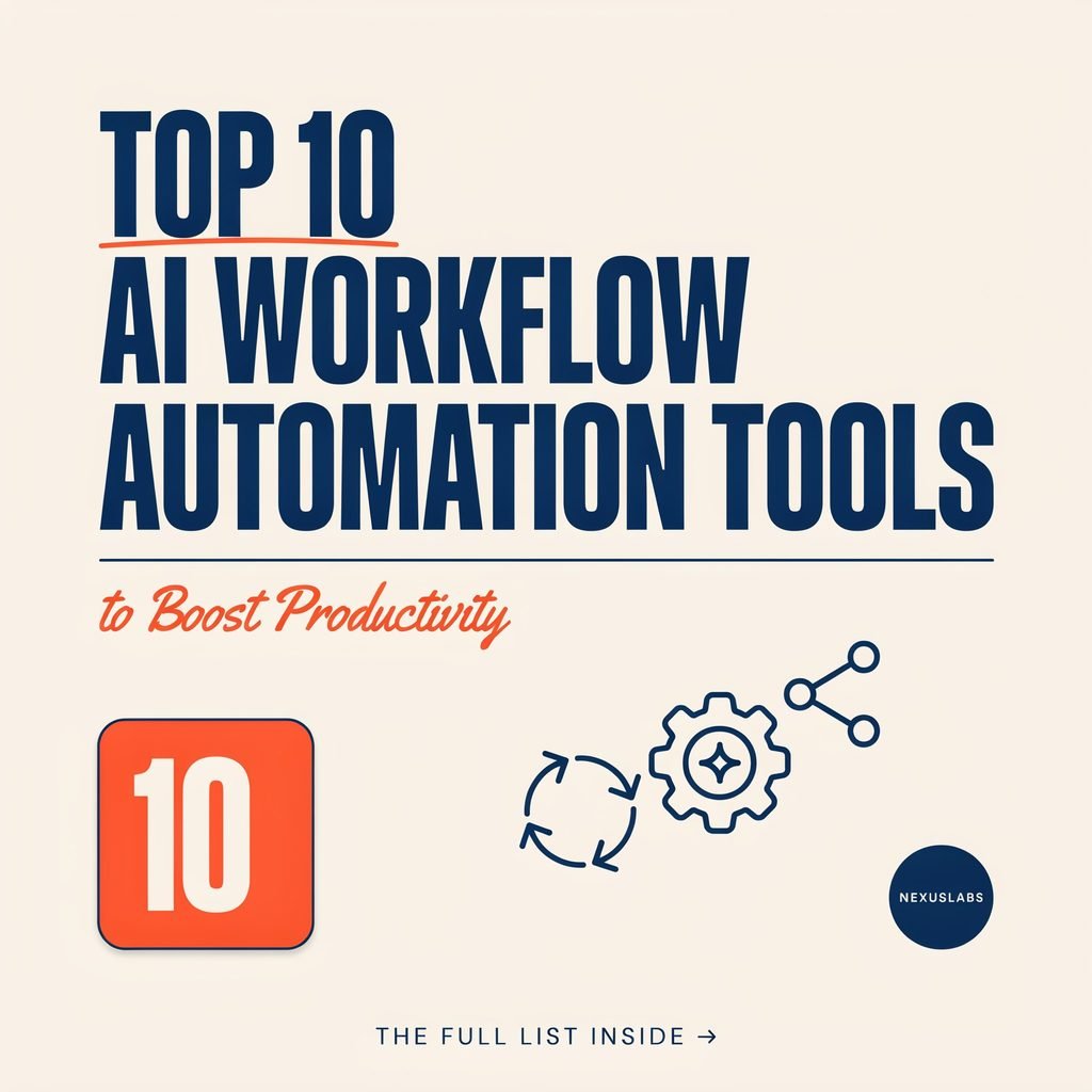 Top 10 AI Workflow Automation Tools to Boost Productivity