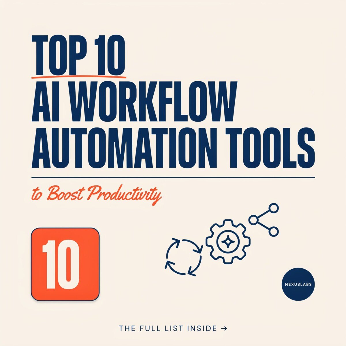 Top 10 AI Workflow Automation Tools to Boost Productivity